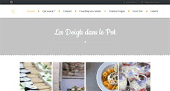 Desktop Screenshot of lesdoigtsdanslepot.com